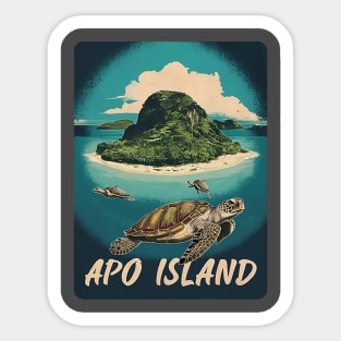 APO ISLAND Sticker